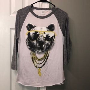 Rue21 3/4 sleeve graphic tee